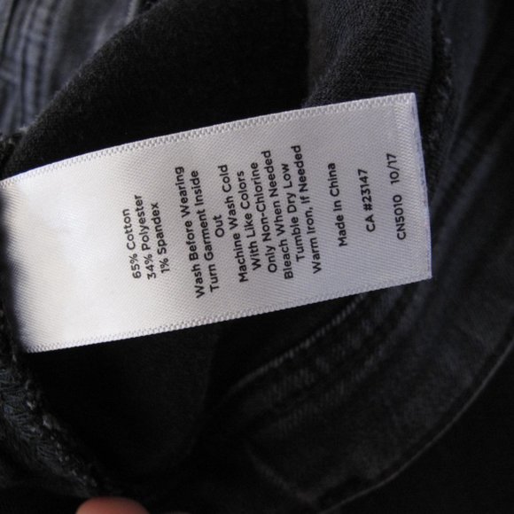 TALBOTS Flawless Five Pocket Barely Boot Faded Black Jeans - Picture 8 of 10